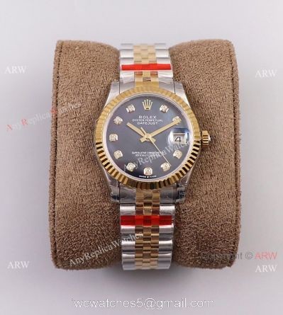 (TW) Swiss ETA2836 Rolex Datejust 31mm Watch 2-Tone Mother Of Pearl watches