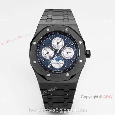 2021 New Swiss Copy Audemars Piguet Perpetual Calendar BF Cal.5134 Watch Blue Dial 41mm watches