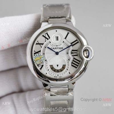 JH Factory Swiss Copy Ballon Bleu Cartier 9120 Movement Watch 42mm Stainless Steel watches
