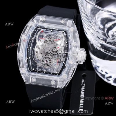 Replica Richard Mille RM 56 01 Sapphire Hublot Black Rubber Band Watch watches