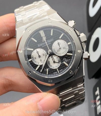 OM Factory Audemars Piguet Royal Oak Chronograph Black Dial Watch 41mm watches