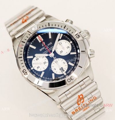 2021 New GF Factory Breitling Chronomat 7750 Watch Black Dial New Band watches