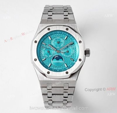 BF Audemars Piguet Perpetual Calendar Moonphase Blue Dial AP 26574 Swiss Replica Watch watches