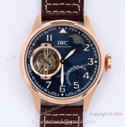 BBR Swiss Replica IWC Big Pilots Constant-Force Tourbillon Mens Watch Rose Gold Case watches