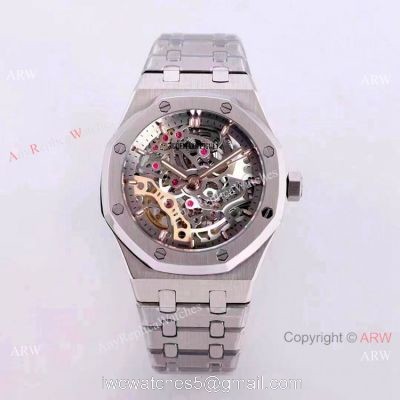 New Copy Audemars Piguet Royal Oak Skeleton Dial Watches Women 37mm watches