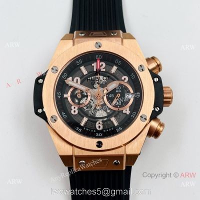 Replica Hublot Big Bang Chronograph Rose God Watch 42mm watches