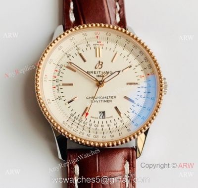 V7 Factory Swiss Replica Breitling Navitimer 1 Watches 41mm Rose Gold watches