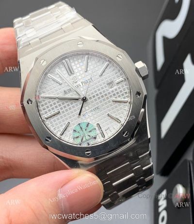 JF Factory Audemars Piguet Royal Oak JF 3120 Watch 41mm Silver Dial watches