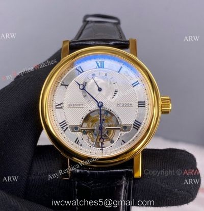 Swiss Copy Breguet N3006 Classique Complication Tourbillon 42mm Watch Yellow Gold watches