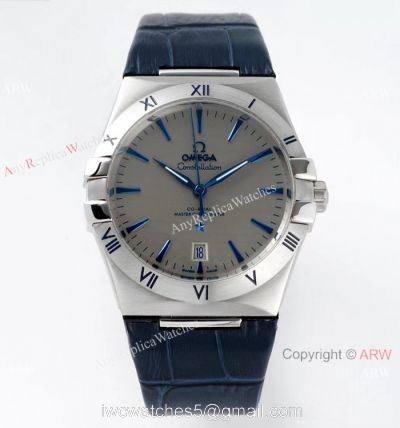 2021 New! AI Factory Copy Omega Constellation Gray Dial Watch Swiss 8800 Movement watches