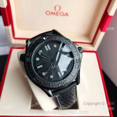 2021 New Omega Seamaster Diver 300m Black Black Ceramic Watch watches