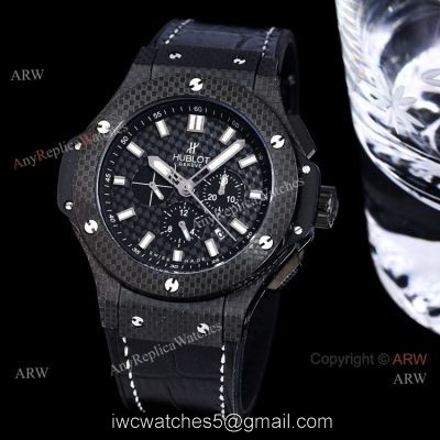 Hublot Big Bang 48mm All Black Carbon Fiber Automatic Watch High Copy watches