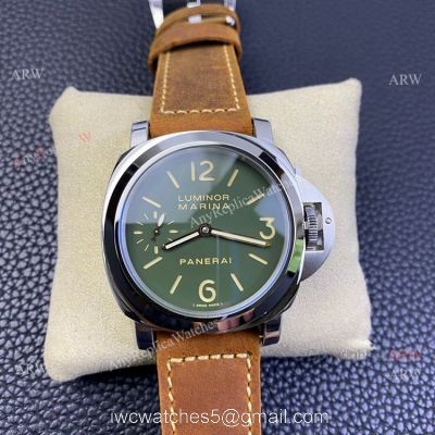 Best Panerai Luminor Marina Pam 911 Noob Replica Watches Green Dial watches
