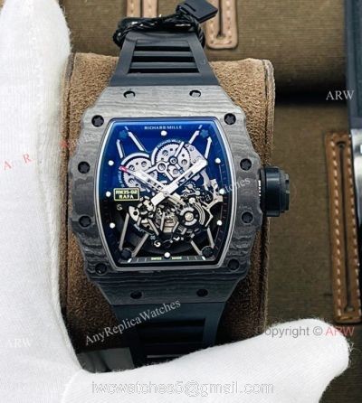 RM Factory 1:1 Swiss Copy Richard Mille RM35-02 Rafael Nadal Swiss NH05 Watch All Black watches
