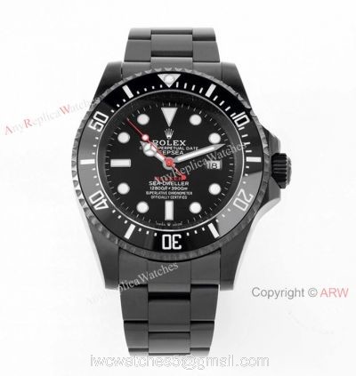 New! Swiss Replica Rolex Deepsea Dweller Blaken Limition Edition Watch 44mm watches
