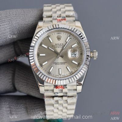 Swiss Quality Rolex Datejust ii 41mm Watch Silver Dial Jubilee Strap Citizen 8215 Movement watches