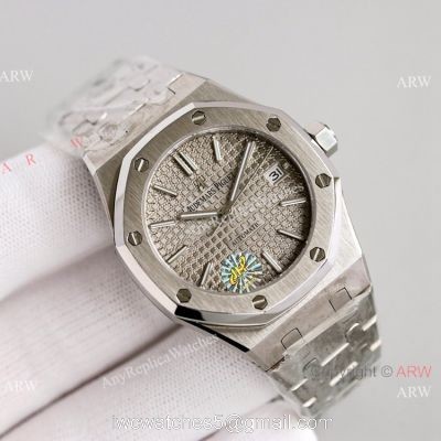 JH Factory Copy Audemars Piguet Royal Oak Women Cal.3120 Watch 37mm Gray Face watches