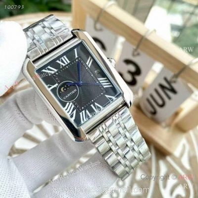 Replica Cartier Tank Watches Men Size Stainless Steel watches