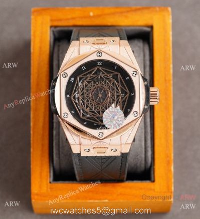 Z Factory Copy Hublot Big Bang Sang Bleu Watch Rose Gold Citizen Movement watches