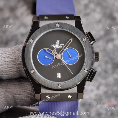 2021 New Copy Hublot Classic Fusion Black Case Onyx Dial Watch 43mm watches