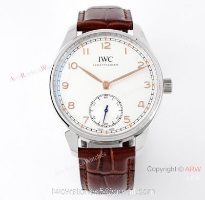 Best ZF Factory IWC Portugieser Automatic 40 White Face Swiss Clone Watches watches
