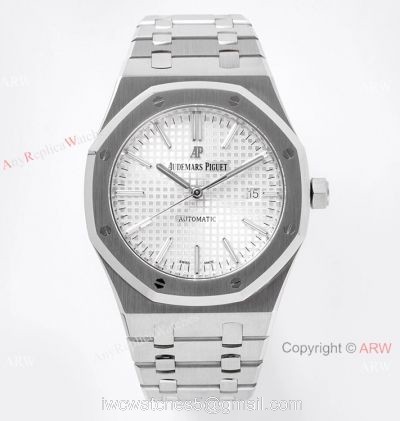 New! ZF Factory V2 Version Audemars Piguet Royal Oak Silver Dial 15400 Watch watches