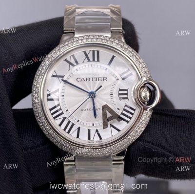V6 Factory Swiss Grade Cartier Ballon Bleu De 36mm Watch Automatic Movement watches