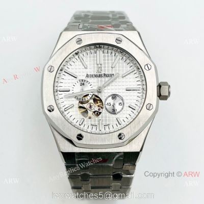 Copy Audemars Piguet Royal Oak Tourbillon Watches Silver Dial 42mm watches
