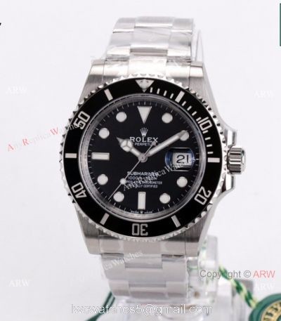 Swiss Grade 1 Rolex Submariner Black Dial 1:1 VS 3235 New 41mm Watch 72 Power Reserve watches