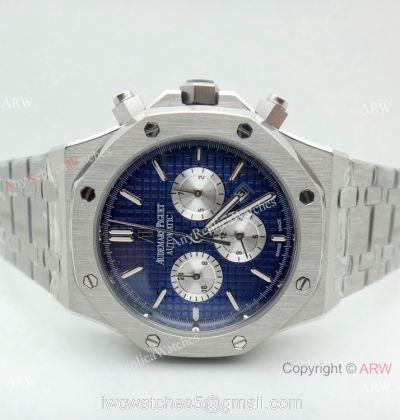 Best Replica Audemars Piguet Royal Oak Blue Chronograph Watch 41mm watches