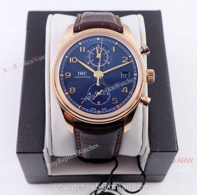 Swiss Replica ZF Factory IWC Portuguese Classic Bucherer Blue Edition Watch New! watches