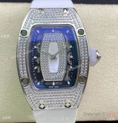 Copy Richard Mille RM07 Lady 31mm Watch Iced Out Diamond watches