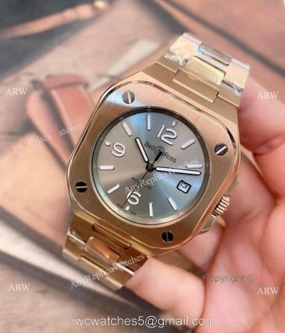 2021 New Copy Bell Ross BR05 Automatic Watch Rose Gold 42mm Mens watches