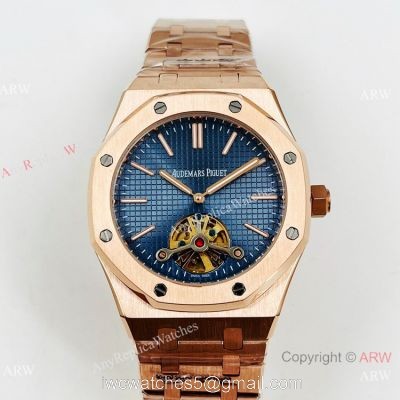 Copy Audemars Piguet Tourbillon Royal Oak Men Watch Rose Gold Case watches