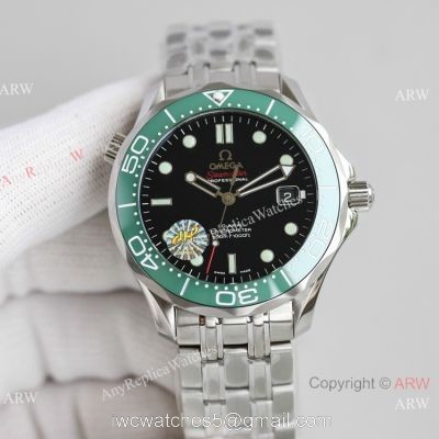 JH Factory Omega Seamaster James bond 8500 Watch Green Ceramic Bezel watches