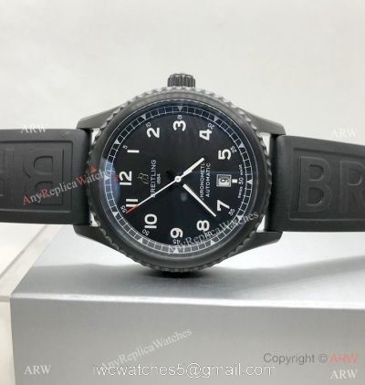 Vintage Breitling Premier Automatic Replica Watch Solid Black watches
