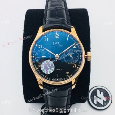 ZF Factory V2 IWC Portugieser Automatic 7 Days Luxury Replica Watch Yellow Gold watches