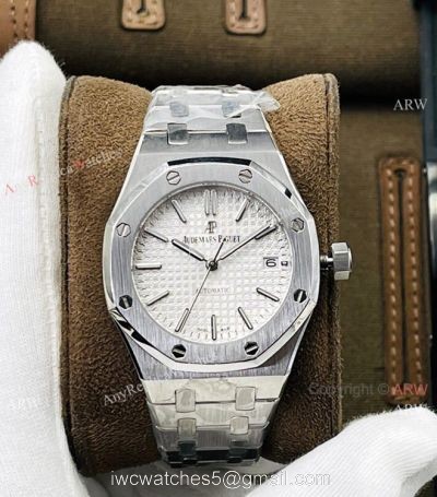TWS factory V3 Version Swiss Audemars Piguet Royal Oak Cal.3120 Silver Dial Watch 37mm watches