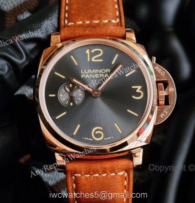 Good Quality Panerai Luminor Due 42mm Grey Dial Autmatic Watch Replica watches