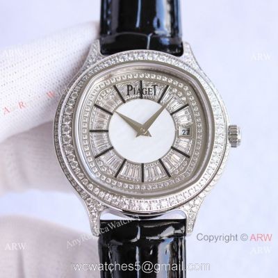TW Factory Piaget Black-Tie Stainless Steel Diamond Watch 41mm watches