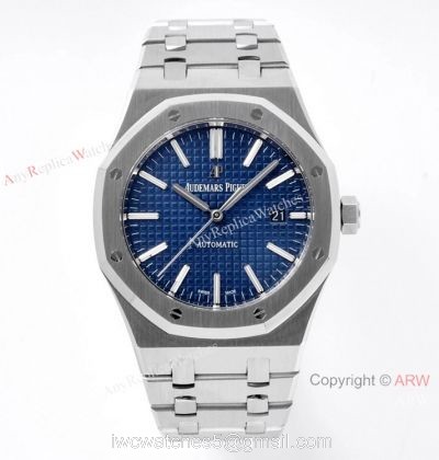 New! ZF Factory V2 Version Audemars Piguet Royal Oak 15400 Watch Stainless Steel Blue Dial watches