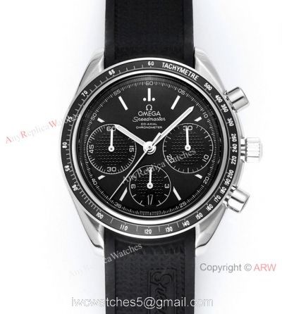 HRF Replica Omega Speedmaster Racing Co-Axial Black Dial Watch Cal.3330 Movement watches