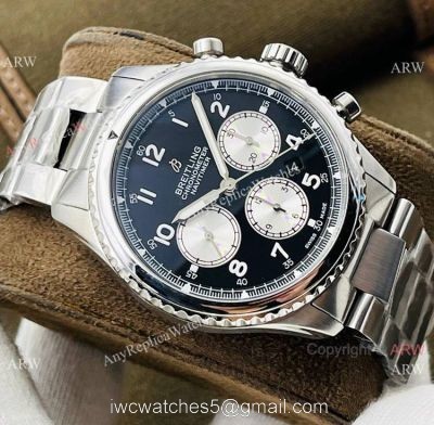 2021 New! Swiss Replica Breitling Navitimer 08 Chronograph Watch Black Face watches