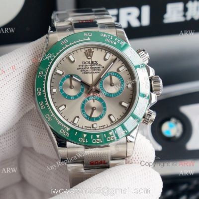 Swiss Grade 1 Copy Rolex Cosmograph Daytona ETA7750 Watch Gray Dial Stainless Steel watches