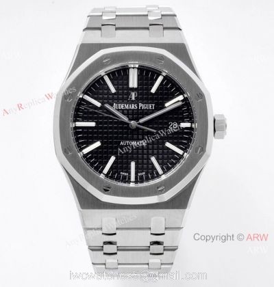 New! ZF Factory V2 Version Audemars Piguet Royal Oak Black Dial 15400 Watch watches
