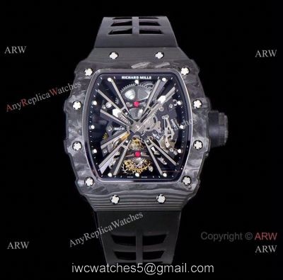 KV Factory Richard Mille RM12-01 Tourbillon Men Watch NTPT Carbon watches