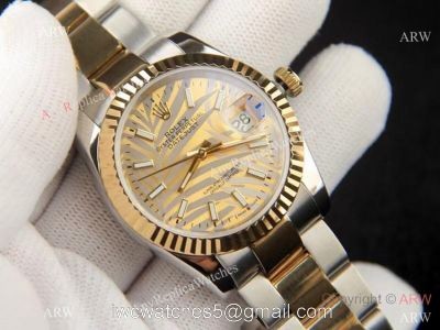 Rolex Datejust 36 Gold Palm Motif Dial Oyster Bracelet Replica Brand NEW watches