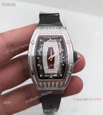 NEW! AAA Copy Richard Mille RM 07-01 Diamond Watch For Women watches