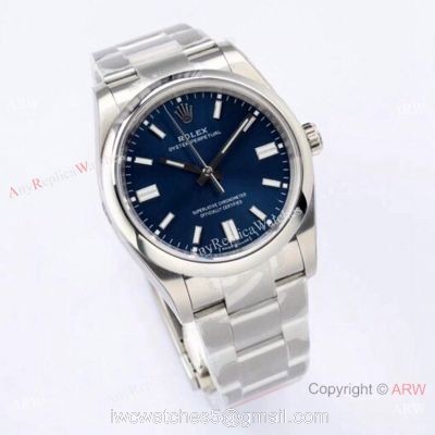 2020 Newest! Super Clone Rolex Oyster Perpetual 36mm EW Factory 3230 904L Blue Dial Watch watches