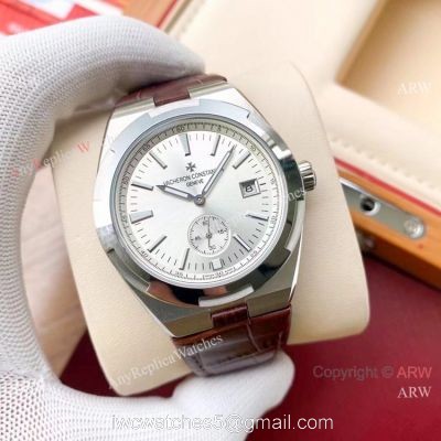 High Quality Vacheron Constantin Overseas Brown Leather Strap Watch 42mm watches